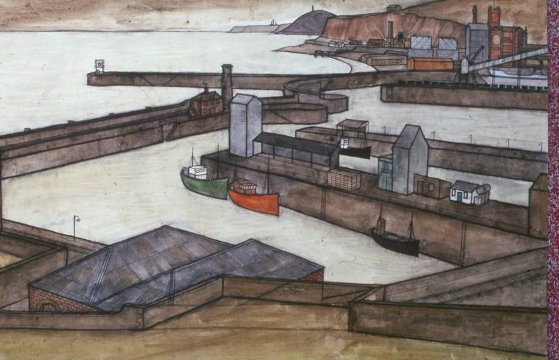 Whitehaven Harbour from the fan House