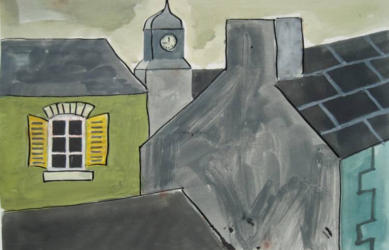 9 o'clock; village in Brittany