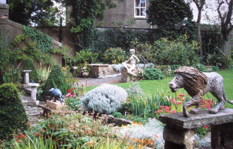 Sculpture in Castlegate House Garden 2004